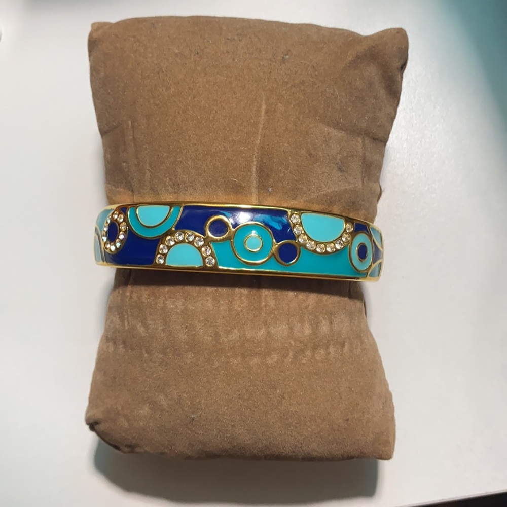 Blue and gold bracelet